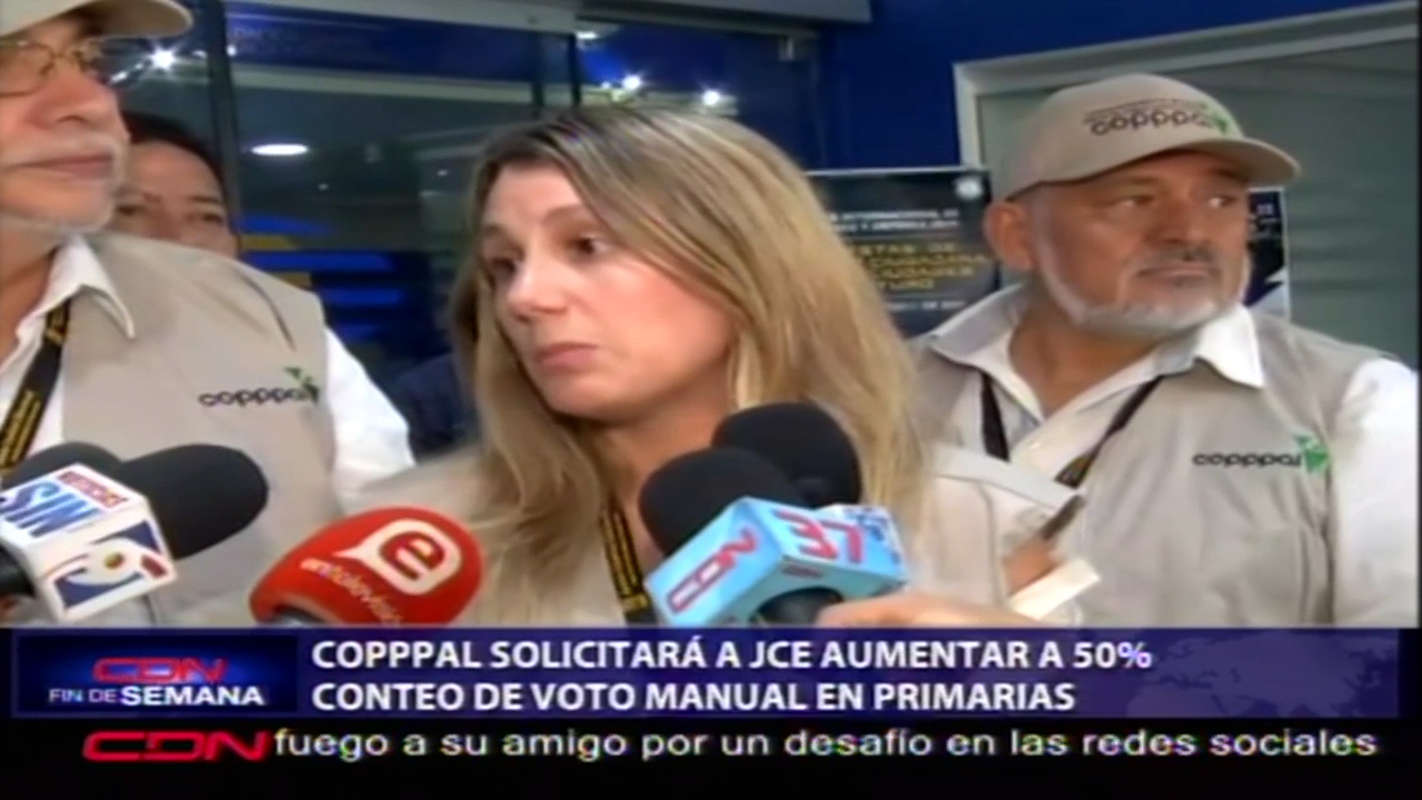 COPPPAL solicitará a la JCE aumentar a 50 el conteo del voto manual en