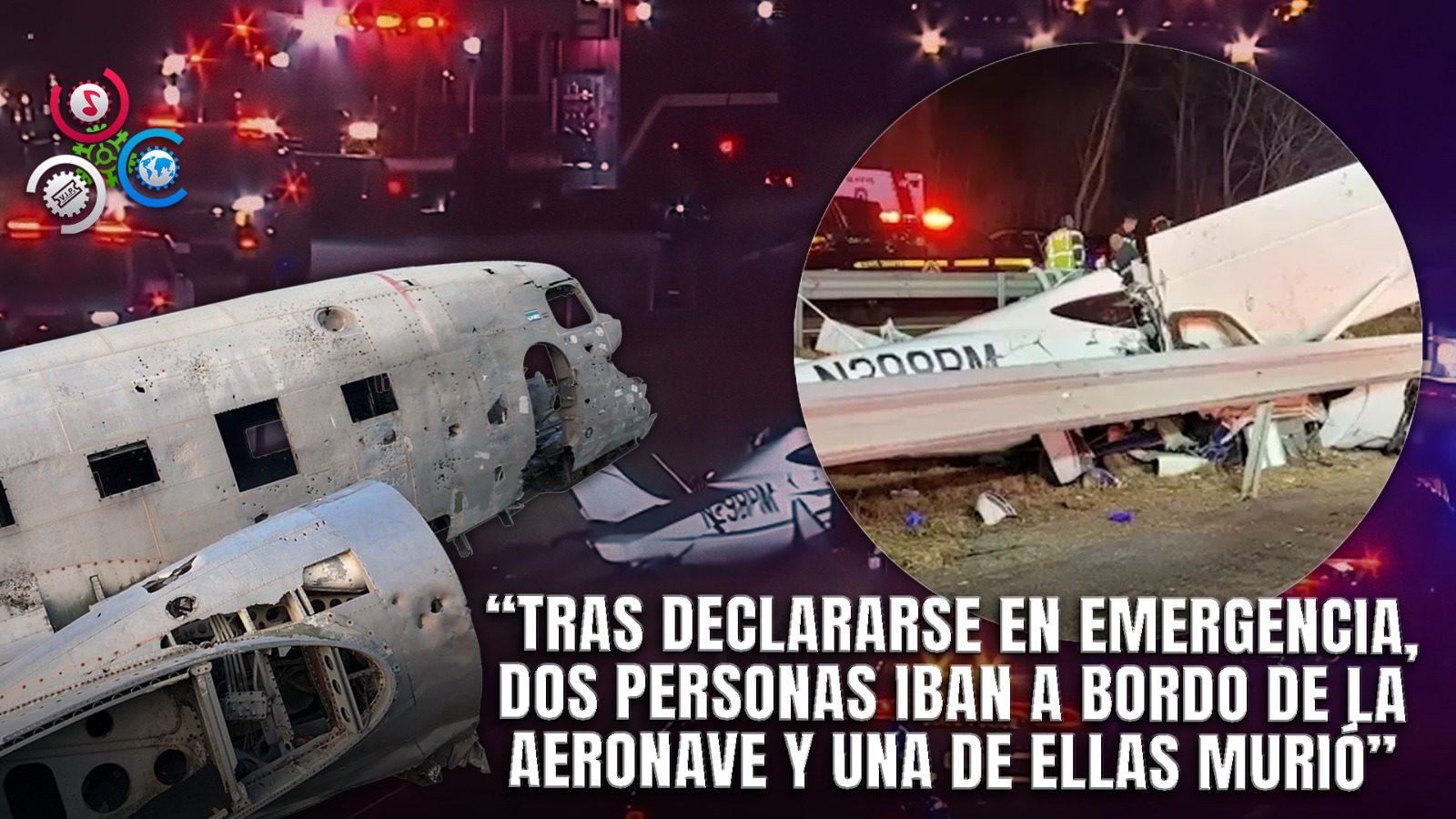 Una persona muere y otra resulta herida al estrellarse avióneta en una