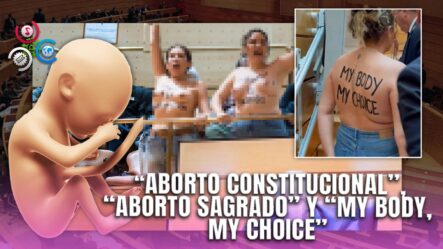 Activistas Feministas Semidesnudas Interrumpen El Senado Con Mensaje A Favor Del Aborto En España