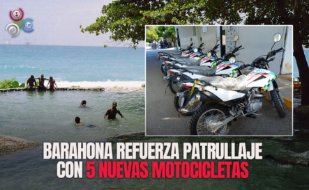 Incorporan 5 Motocilcetas Nuevas Para Redoblar Patrullaje Policial En Barahona