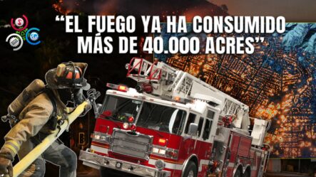 Bomberos Continúan Combatiendo Los Intensos Incendios Forestales En Los Ángeles