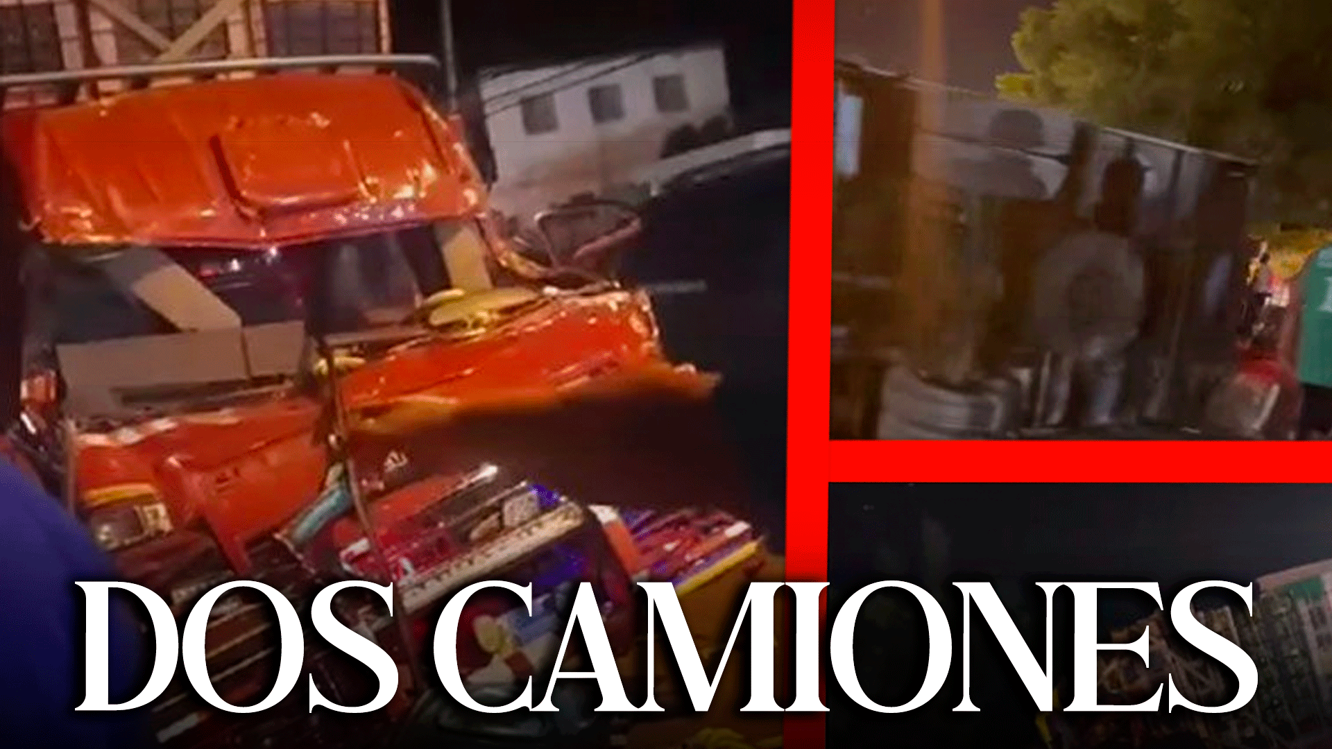 Aparatoso Accidente Entre Dos Camiones Deja Varios Heridos En Santiago