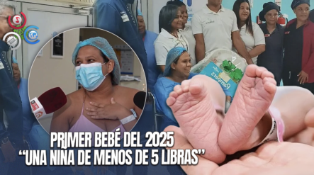 Nacimiento De Primera Niña Del Año 2025 Se Registra En Maternidad De Los Mina