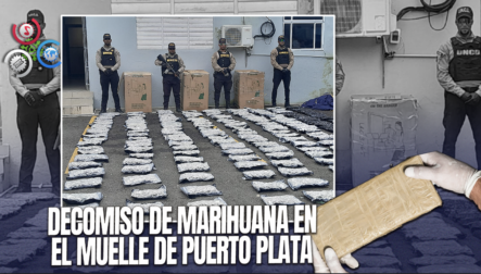 Autoridades Confiscan 180 Paquetes De Presunta Marihuana En Operativo En Puerto Plata