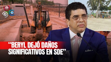 “Huracán Golpeó Muy Fuerte Y Produjo Grandes Daños En El Malecón De SDE”, Dio Astacio