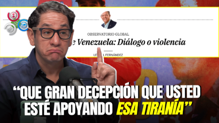 Virgilio Feliz Analiza Y Critica Duramente Artículo Publicado Por Leonel Fernández Sobre Venezuela