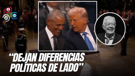 Donald Trump Y Barack Obama Conversan Y Se Sientan Juntos Durante Funeral De Jimmy Carter