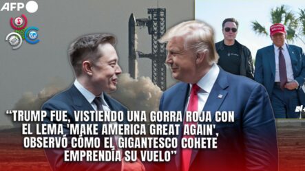 Donald Trump Hizo Acto De Presencia En La Prueba De SpaceX Junto A Elon Musk