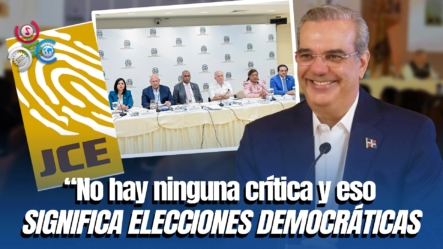 Presidente Abinader Valora El Proceso Pacífico En Las Elecciones De La Junta Central Electoral