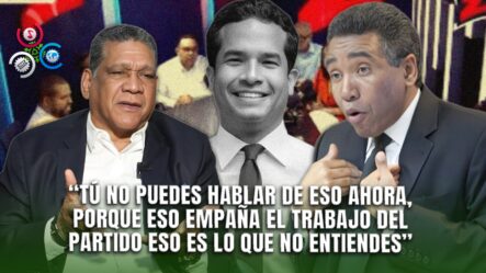 Fuerte Debate En El Gobierno De La Mañana Por Candidato Presidencial De La FP