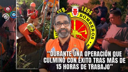 Hombre De 55 Años Es Salvado Por Defensa Civil Y Bomberos En Santiago