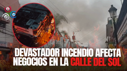 Incendio Afecta Varios Locales En El Mercado Modelo De Santiago