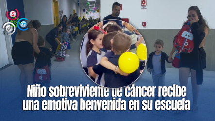 ¡QUE BONITO! Niño Vuelve A La Escuela Tras Superar El Cáncer Como Todo Un Héroe