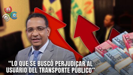 Pedro Jiménez “Con La Reunión Del Transporte Se Paralizó El Aumento Del Transporte”