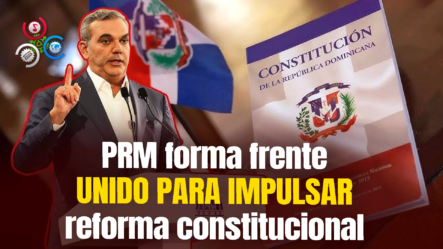 El PRM Prepara Frente Unificado Para Lograr La Reforma Constitucional