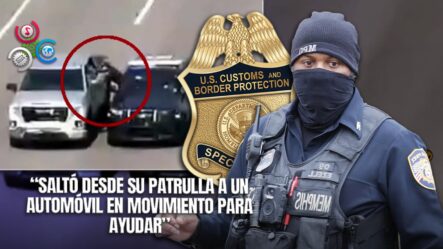 Policía Salta De Vehículo A Otro Para Rescatar A Conductor Durante Emergencia Médica