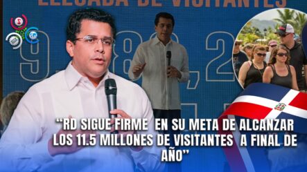 RD Recibe Más De 9 Millones De Visitantes Hasta El Mes De Octubre