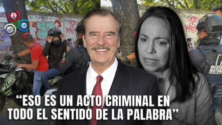 Vicente Fox Condena Secuestro De Corina Machado Como Un “atentado Criminal”