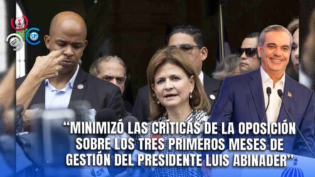 Vicepresidenta Subraya La Crítica Como Tarea Principal De La Oposición