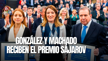 Edmundo González Y María Corina Machado Reciben Un Premio De Parte Del Parlamento Europeo