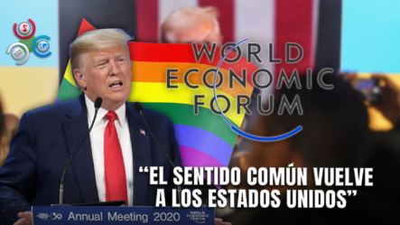 Intervención Virtual De Trump Marca Su Presencia En El Foro De Davos