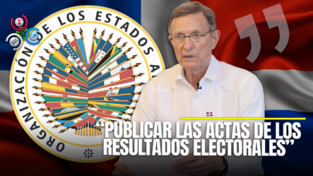 RD En La OEA Exige A Venezuela Publicar Actas De Resultados Electorales