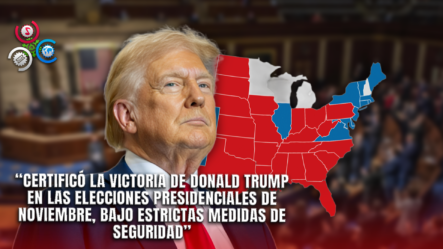 Congreso Ratifica Triunfo De Trump En Elecciones Presidenciales