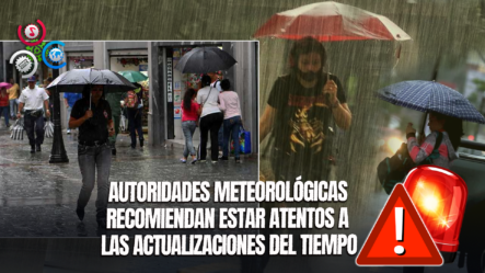 Lluvias En Las Próximas 24 Horas Por La Incidencia De Una Vaguada En El Territorio Nacional