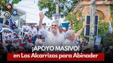 ¡EL PUEBLO SE TIRÓ A LAS CALLES! Apoyo Masivo Para Abinader Durante Cierre De Campaña