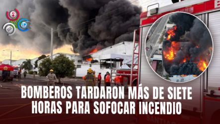 Fuerte Incendio En Zona Franca De Rafey-Santiago