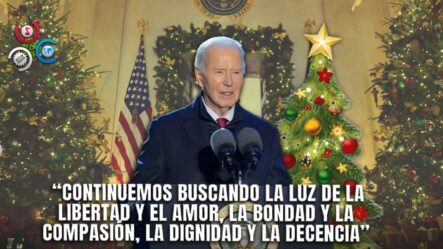 Joe Biden Preside Su última Ceremonia Del árbol De Navidad En La Casa Blanca