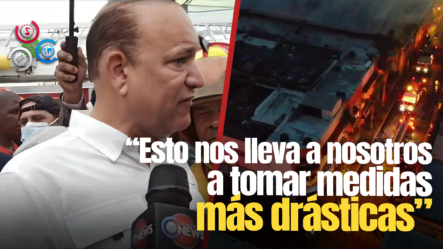 Alcalde Ulises Rodríguez Evalúa Pérdidas Tras Incendio Que Afectó Negocios En Centro De Santiago