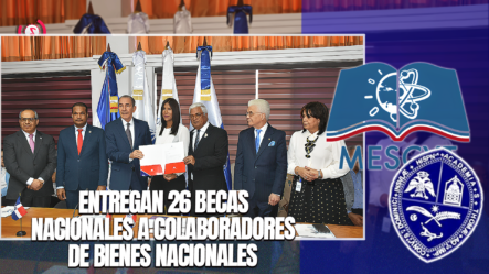 Mescyt Y UASD Entregan Becas A La Dirección General De Bienes Nacionales Para Capacitar A Colaboradores