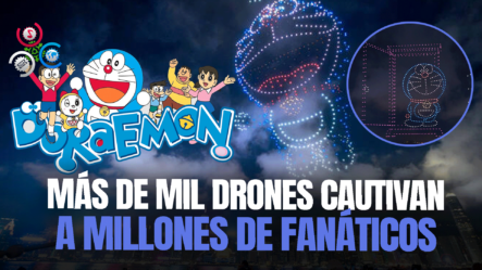 Doraemon: Espectáculo De Drones Ilumina El Cielo De Hong Kong Con Figuras De La Serie
