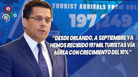 Ministro De Turismo, David Collado Presenta La República Dominicana En Orlando