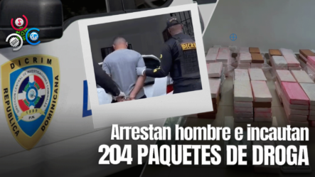 DNCD Ocupa 204 Paquetes De Presunta Cocaína Durante Operativo En Santo Domingo Este