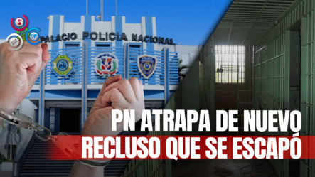Policía Nacional Captura Y Apresa Recluso Que Escapó De Prisión Preventiva En La Romana