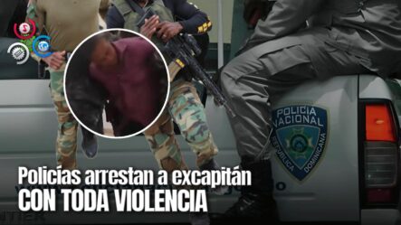 Agentes De La Policía Nacional Intentan Someter A Excapitán Pensionado En Una Intensa Confrontación