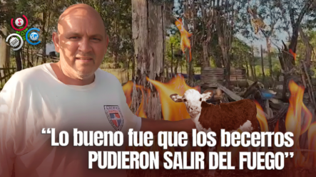 Hombre Denuncia Un Grupo De Haitianos Prendió Fuego Al Comedero De Sus Vacas En Partido, Dajabón