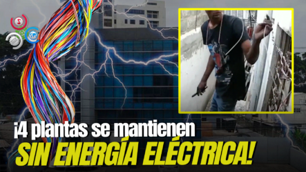 Hombre Roba Varios Cables Y Tubos Dejando Sin Electricidad Un Edificio En Distrito Nacional