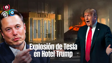 Investigan La Explosión De Una Camioneta Tesla Frente Al Hotel De Trump