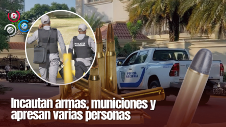 PN Y MP Incautan Armas Y Municiones Mediante Allanamiento En Santiago